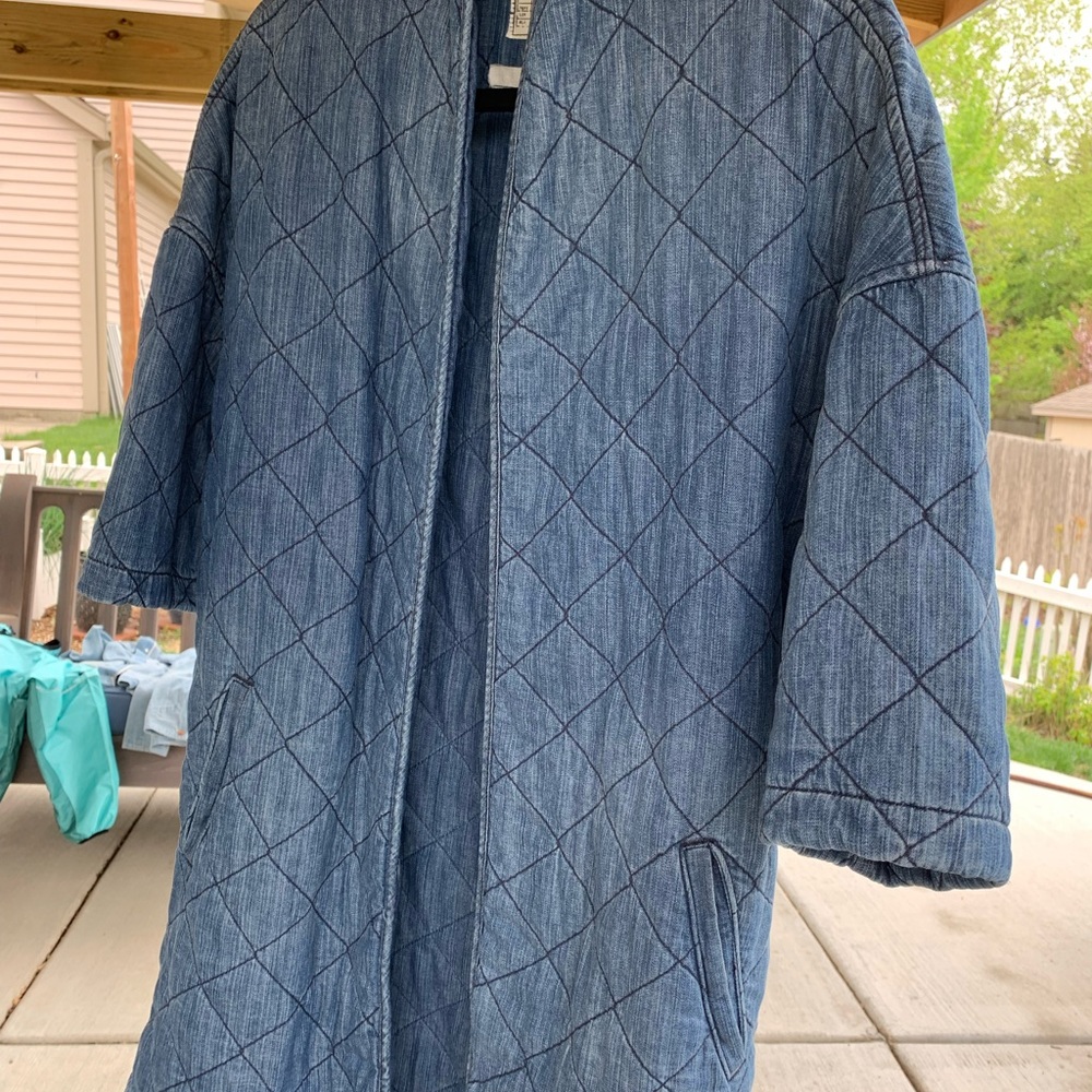 Current and Elliott kimono style quilted car coat. Size 3 (10-12 equivalent).